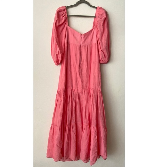 Iorane Pink Puff Sleeve Maxi Dress - Picture 4 of 8